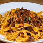 Tagliatelle al ragù di selvaggina