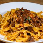 Tagliatelle al ragù di selvaggina